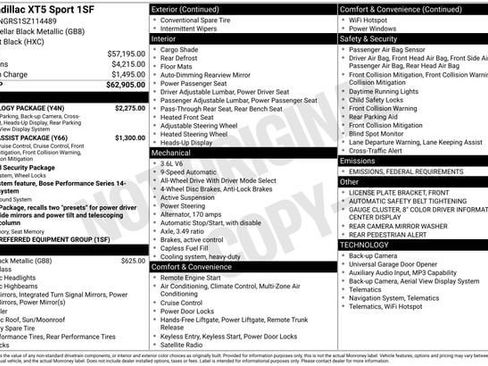 New 2025 Cadillac XT5 Sportv w/ Technology Package image 31