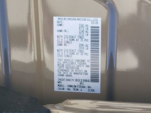 New 2026 Nissan Rogue SV AWD/4WD image 12