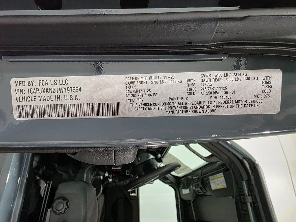 New 2026 Jeep Wrangler Sport AWD/4WD image 36