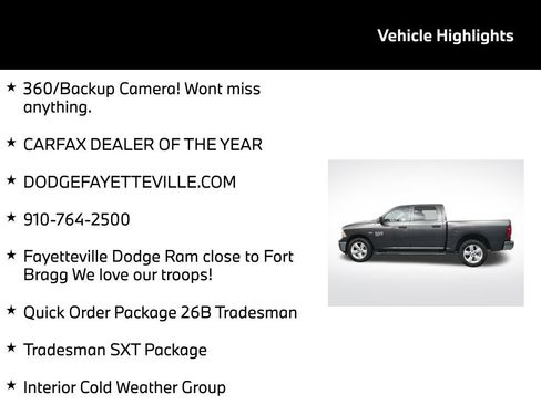Used 2023 RAM 1500 Tradesman w/ Tradesman SXT Package image 5