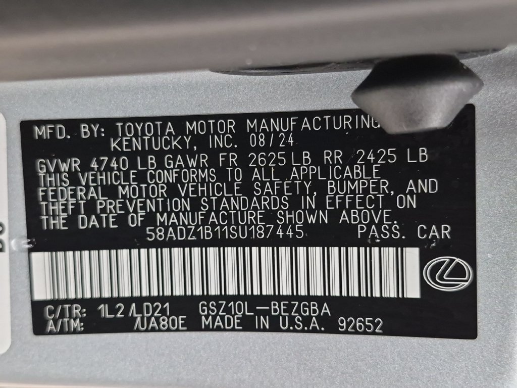 Certified 2025 Lexus ES 350 w/ Premium Package FWD image 36