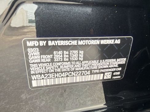 Certified 2023 BMW 740i w/ Parking Assistance Package RWD image 17
