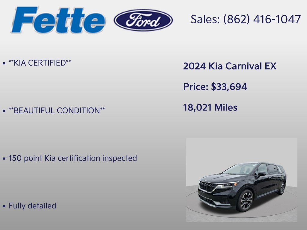 Certified 2024 Kia Carnival EX FWD image 7