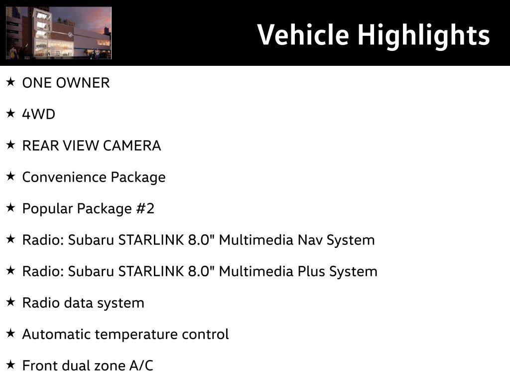 Used 2021 Subaru Ascent Premium w/ Convenience Package AWD/4WD image 2