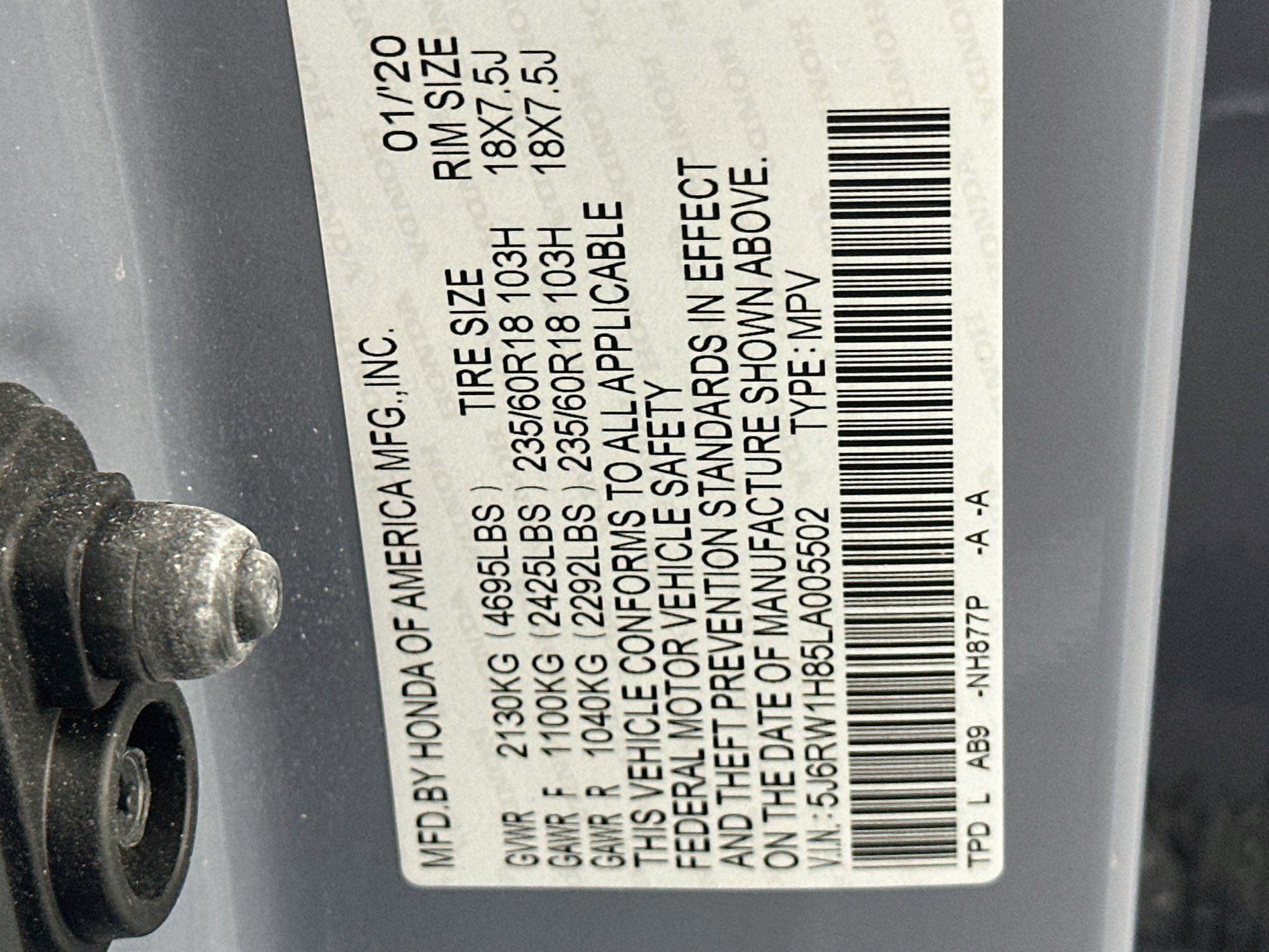 Used 2020 Honda CR-V EX-L image 12