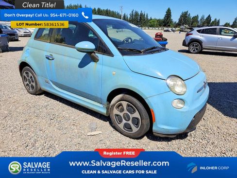 Used 2015 FIAT 500 e FWD image 5