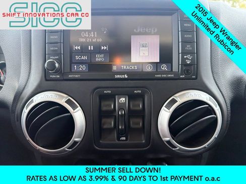 Used 2015 Jeep Wrangler Unlimited Rubicon w/ Connectivity Group AWD/4WD image 16