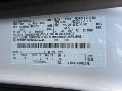 Used 2025 Ford Transit 250 Low Roof w/ Exterior Upgrade Package image 21