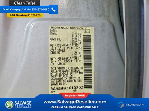 Used 2012 Nissan Pathfinder Silver image 17