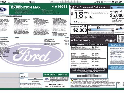 Used 2025 Ford Expedition Max Platinum w/ Platinum Ultimate Package AWD/4WD image 4