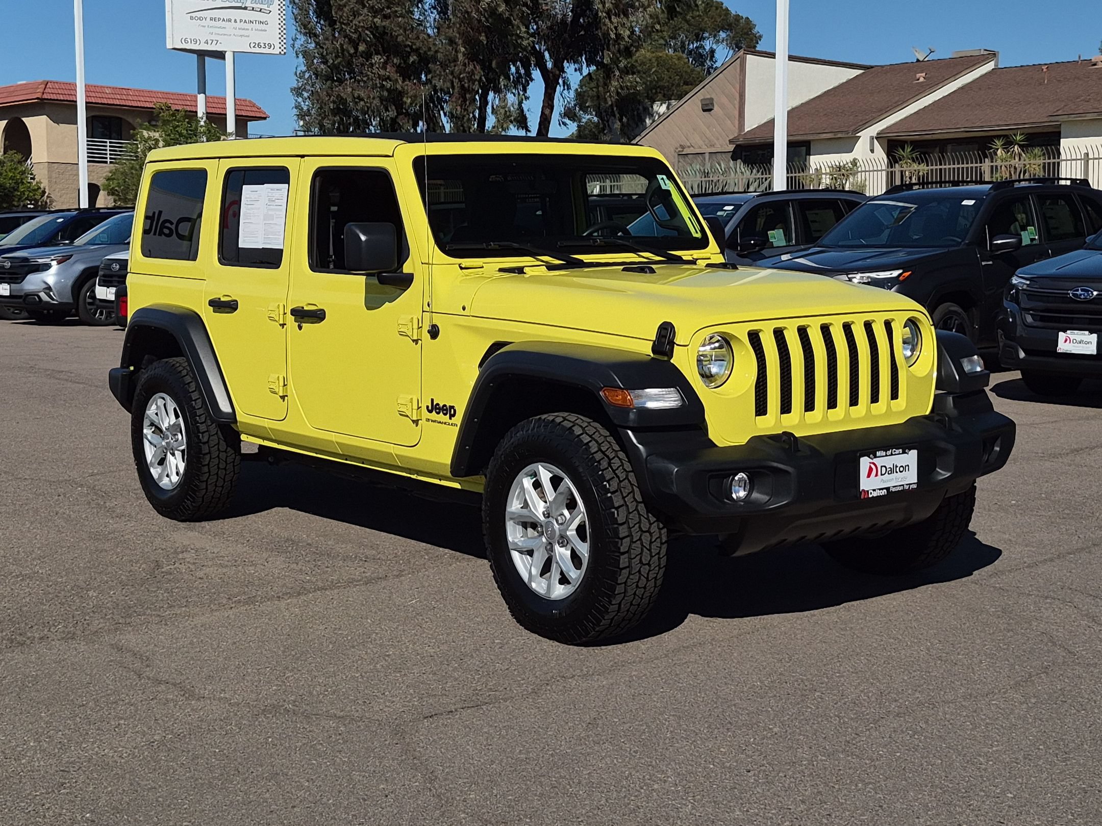 Used 2023 Jeep Wrangler Unlimited Sport w/ Sun And Sound Package AWD/4WD image 2