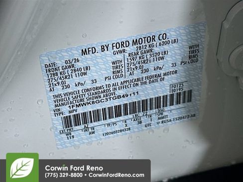 New 2026 Ford Explorer ST w/ Sun And Sound Package AWD/4WD image 37