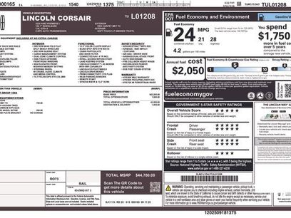New 2026 Lincoln Corsair Premiere