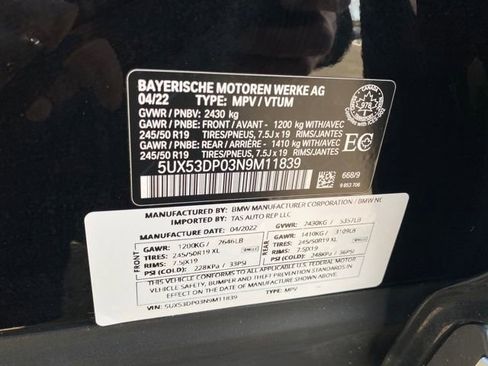 Used 2022 BMW X3 xDrive30i image 26
