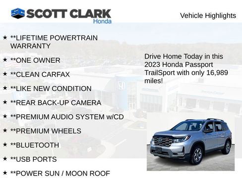 Used 2023 Honda Passport TrailSport image 11