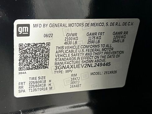 Used 2022 Chevrolet Equinox LT image 36
