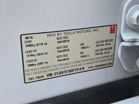 Used 2016 Tesla Model S 75 image 20