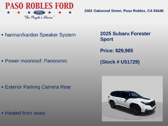 Used 2025 Subaru Forester Sport AWD/4WD image 5