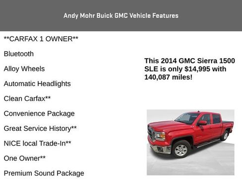 Used 2014 GMC Sierra 1500 SLE w/ SLE Value Package AWD/4WD image 4