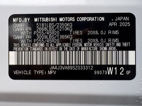 Used 2025 Mitsubishi Outlander SE FWD image 30