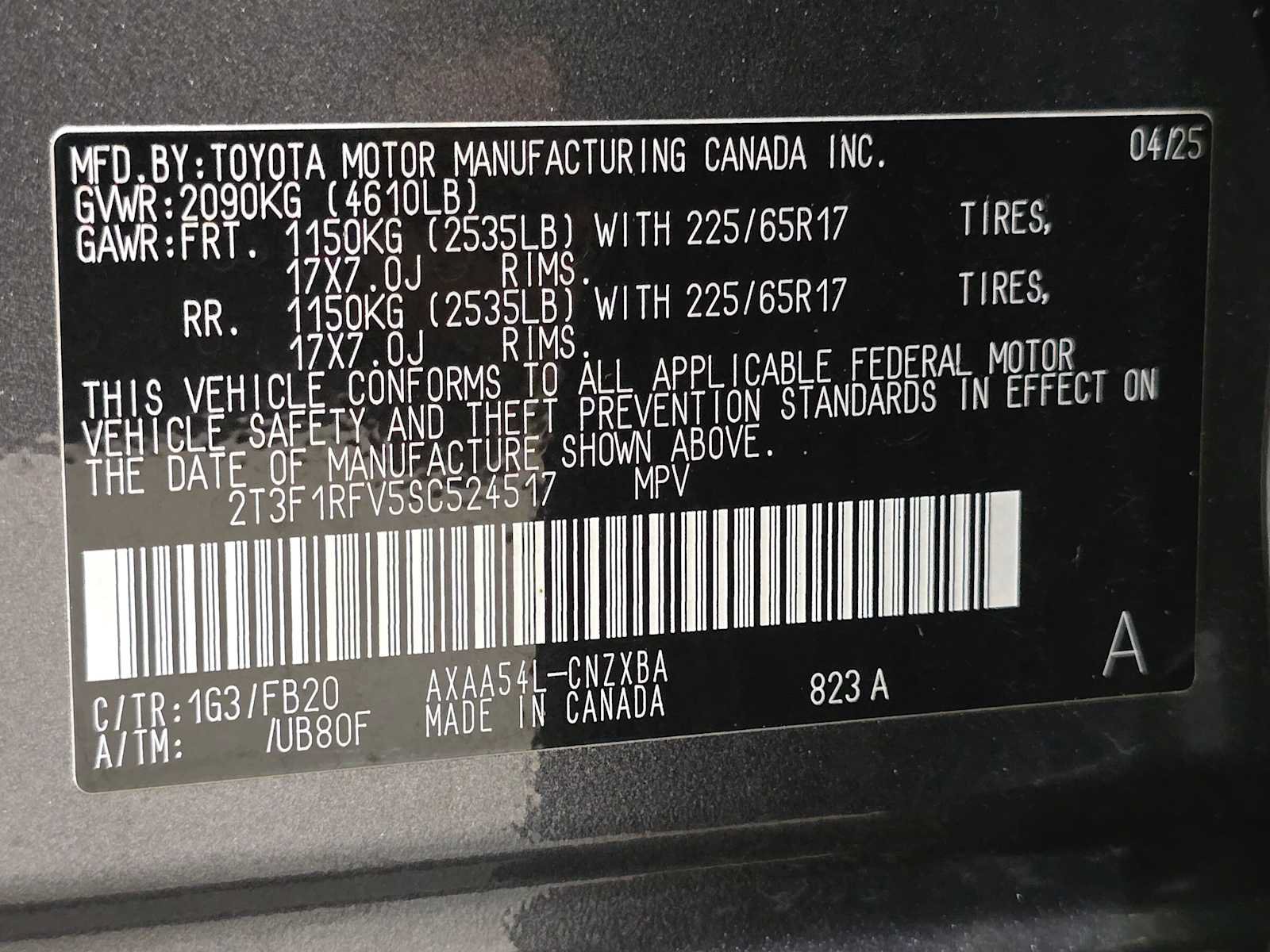 Certified 2025 Toyota RAV4 LE AWD/4WD image 32