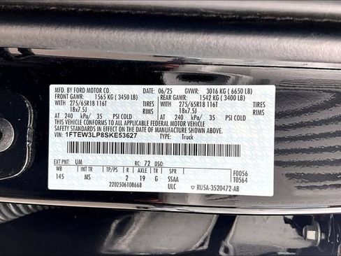 Used 2025 Ford F150 XLT w/ Equipment Group 301A Standard AWD/4WD image 28