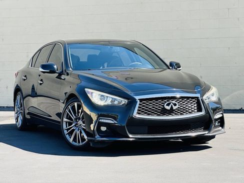 Used 2018 INFINITI Q50 Red Sport 400 w/ Proactive Package RWD image 1