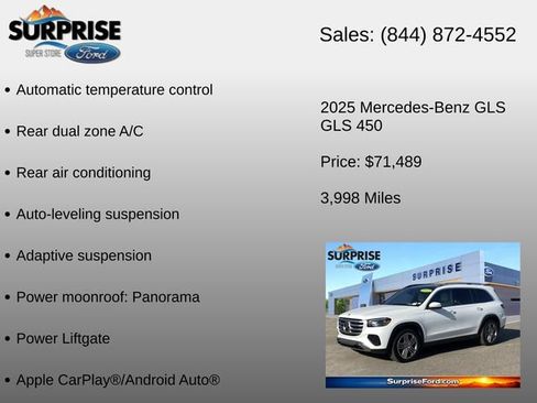 Used 2025 Mercedes-Benz GLS 450 4MATIC image 12