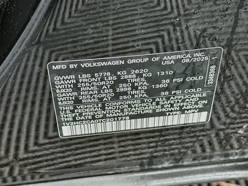 Used 2026 Volkswagen Atlas Cross Sport SE AWD/4WD image 12