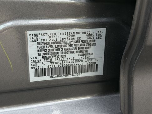 Used 2024 Nissan Sentra SV w/ All-Weather Package FWD image 37