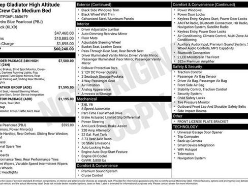 Used 2023 Jeep Gladiator Overland AWD/4WD image 2