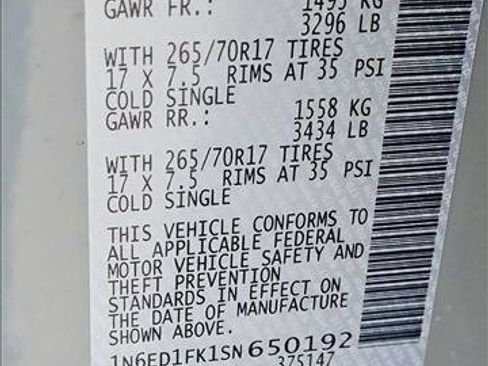 Used 2025 Nissan Frontier PRO-4X image 21