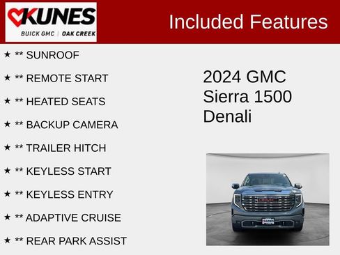 Used 2024 GMC Sierra 1500 Denali w/ Technology Package AWD/4WD image 2