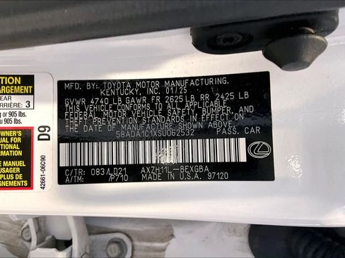 Used 2025 Lexus ES 300h F Sport w/ Accessory Package (Z1) FWD image 31