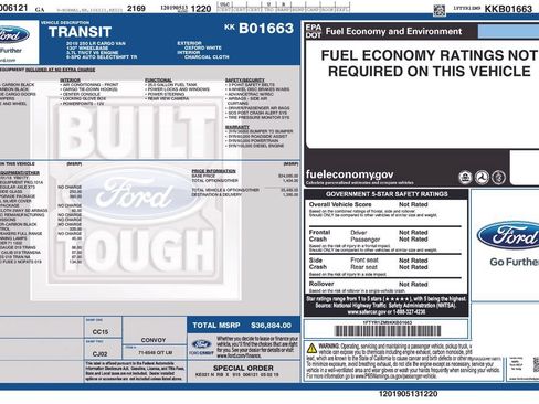 Used 2019 Ford Transit 250 130 Low Roof w/ Exterior Upgrade Package RWD image 10