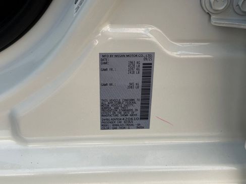 New 2025 Nissan Altima 2.5 SV w/ SV Special Edition Package image 22