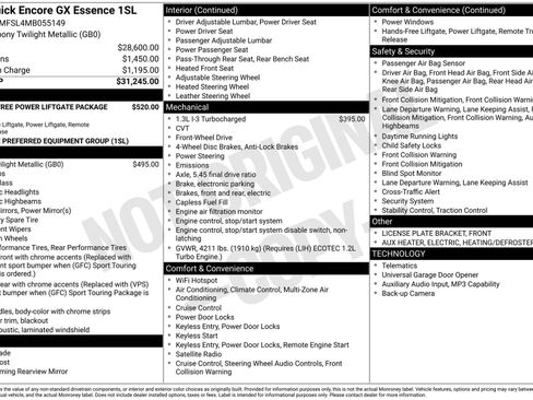 Used 2021 Buick Encore GX Essence FWD image 41