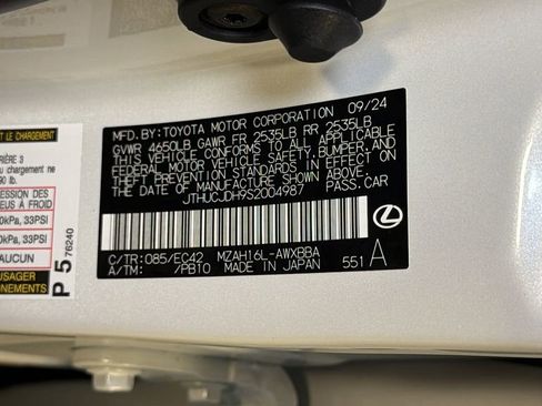 Used 2025 Lexus UX 300h AWD w/ Accessory Package (Z1) image 36