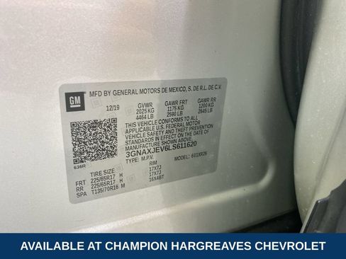 Used 2020 Chevrolet Equinox LT w/ Driver Convenience Package FWD image 42