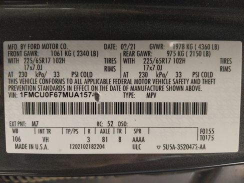 Used 2021 Ford Escape S image 33