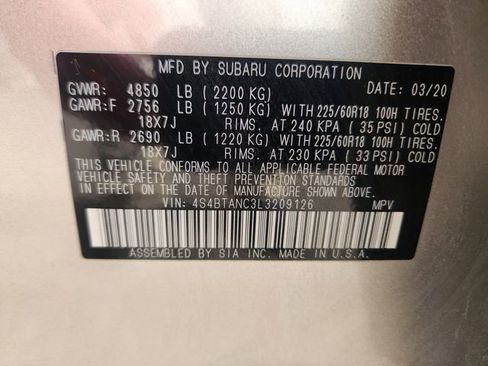 Used 2020 Subaru Outback Limited w/ Popular Package #2 image 29