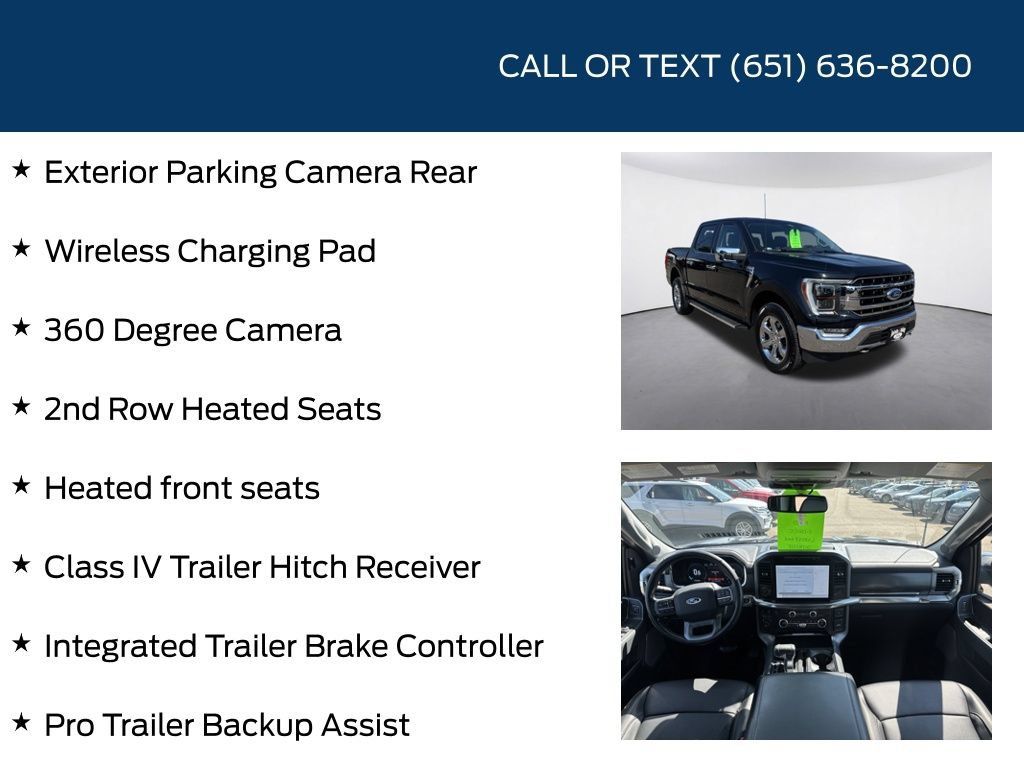 Used 2022 Ford F150 Lariat w/ Equipment Group 502A High AWD/4WD image 25