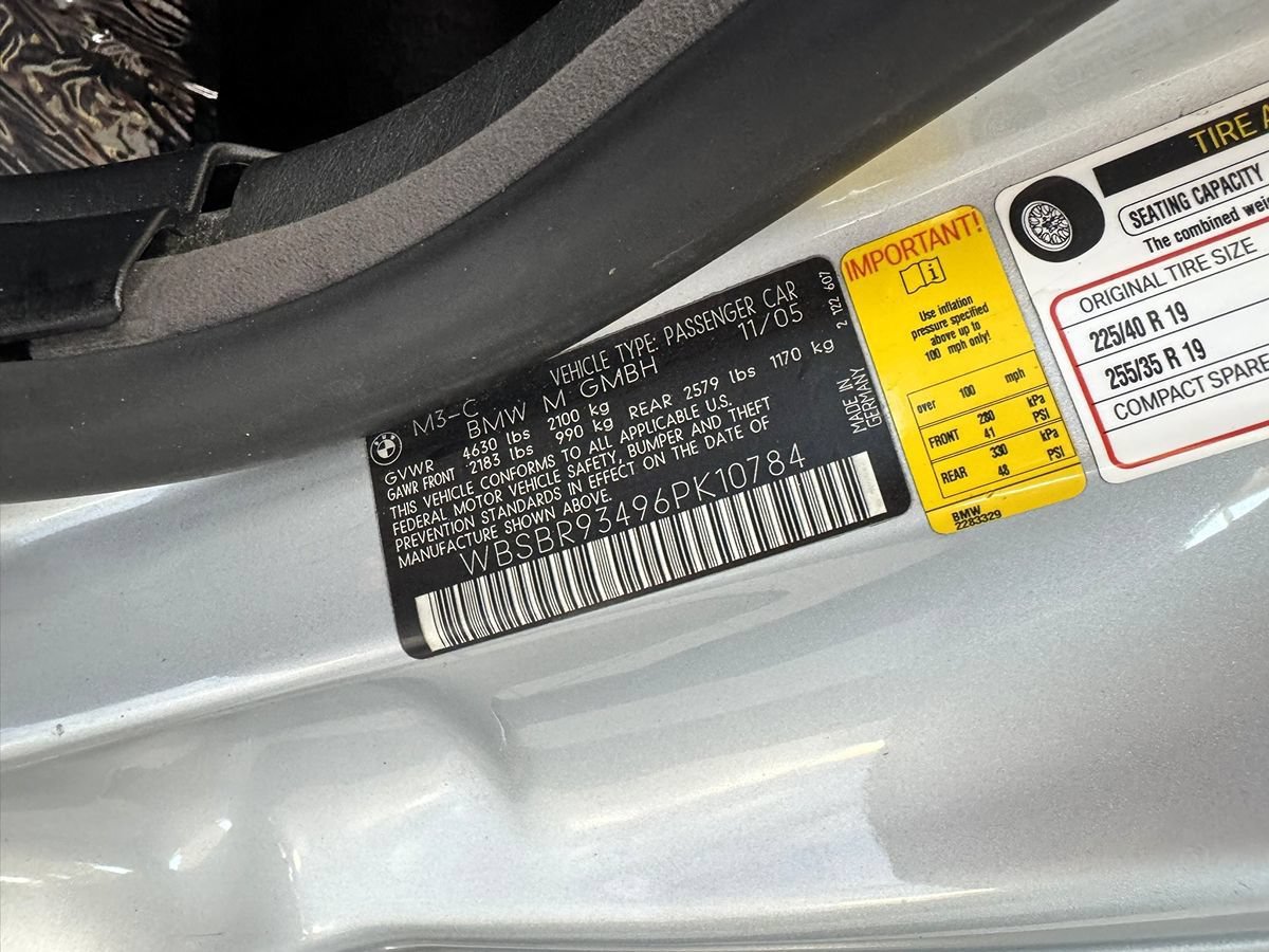 Used 2006 BMW M3 Convertible RWD image 54