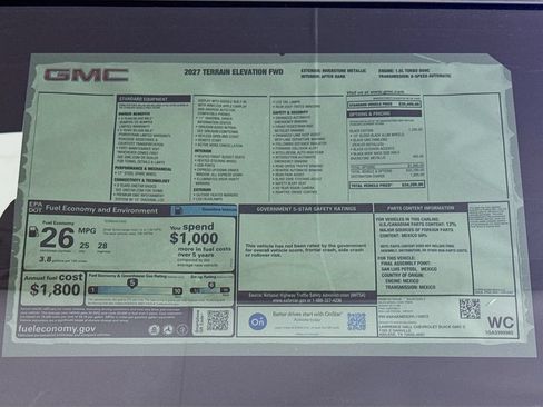 New 2027 GMC Terrain Elevation w/ Black Edition FWD image 20