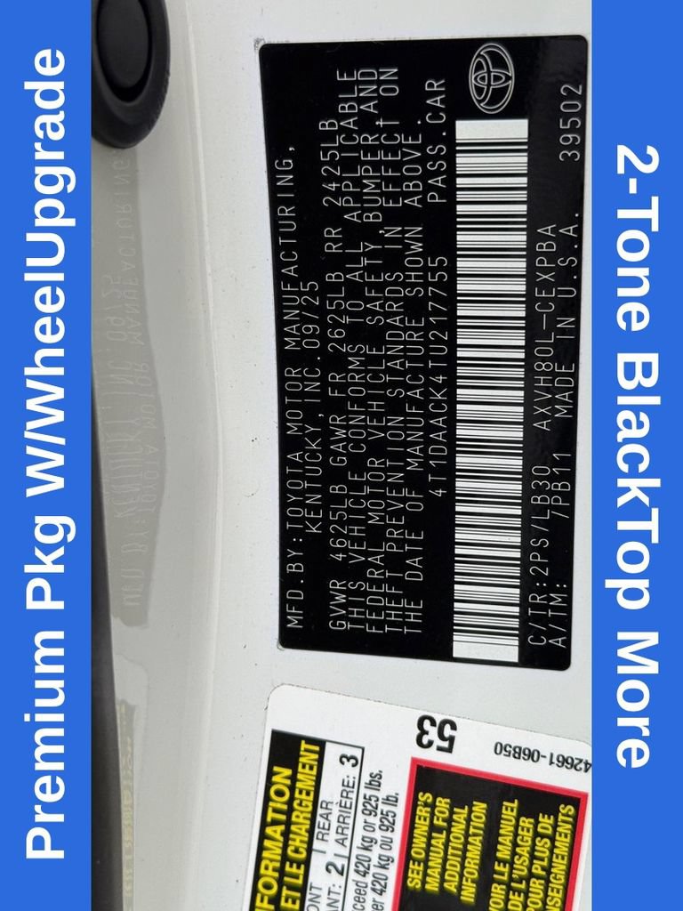 Used 2026 Toyota Camry XSE w/ Premium Package FWD image 31