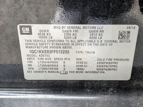 Used 2015 Chevrolet Silverado 2500 High Country w/ Duramax Plus Package image 13