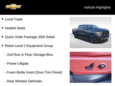 Used 2022 RAM 1500 Rebel w/ Rebel Level 2 Equipment Group image 17