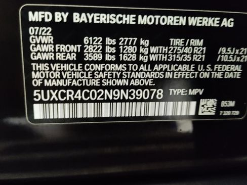 Used 2022 BMW X5 sDrive40i w/ Parking Assistance Package image 21