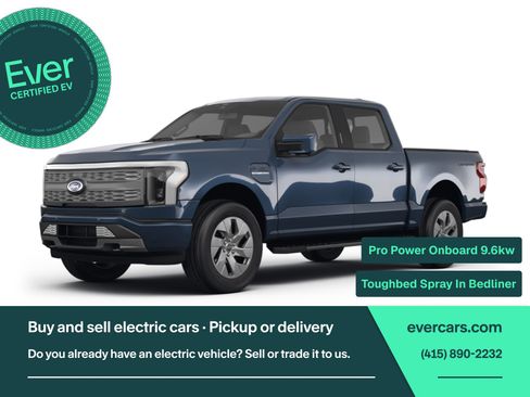 Used 2023 Ford F150 Lightning XLT w/ Equipment Group 312A High AWD/4WD image 1