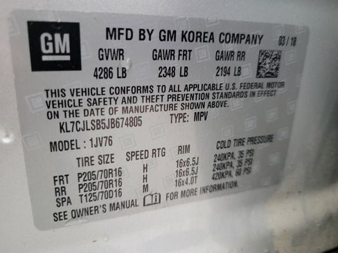 Used 2018 Chevrolet Trax LT w/ LT Convenience Package image 33